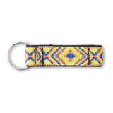 KAVU Key Chain in the colour yellow geo back