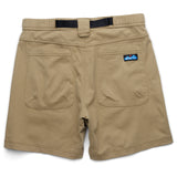 Kavu Kumano Short in Olive shown from back