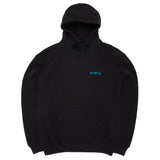 KAVU Landscape Hoodie in the colour Black, shown from the front