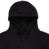 KAVU Landscape Hoodie in the colour Black, shown from the hood