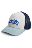 KAVU Low Tide Hat in the colour Big Sky Mix, shown from the front