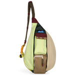 KAVU Mini Remix Rope Bag in the colour fresh forest shown from the front