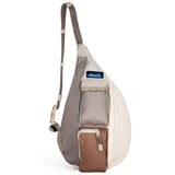 KAVU Mini Remix Rope Bag in the colour pebblestone shown from the front