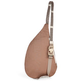 KAVU Mini Remix Rope Bag in the colour pebblestone shown from the back