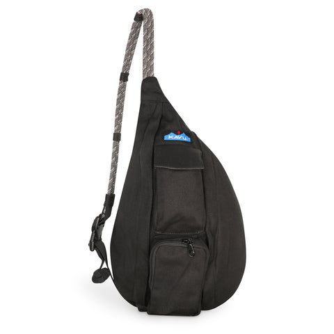 KAVU Mini Rope Bag in the colour black