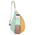 KAVU Mini Rope Bag in the colour macarons shown from the front