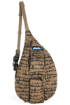KAVU Mini Rope Bag in the colour Ridgeworks shown from the front