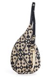 KAVU Mini Rope Bag in the colour Sandblot, shown from the back