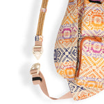 KAVU Mini Rope Bag in the colour trail chic clip detail