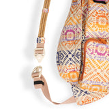 KAVU Mini Rope Bag in the colour trail chic clip detail