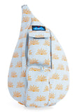 KAVU Mini Rope Bag in the colour Sunrays, shown from the front