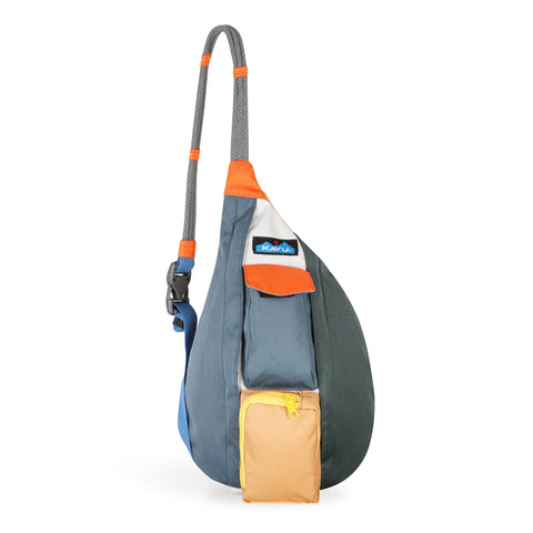 KAVU Mini Rope Sling in the colour camper cove shown from the front