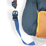 KAVU Mini Rope Sling in the colour camper cove clip detail