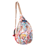 KAVU Mini Rope Sling in the colour floral coral