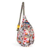 KAVU Mini Rope Sling in the colour tropifloral shown from the front