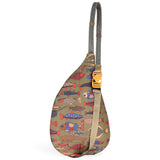 KAVU Mini Slingback in the colour fish tessellate shown from the back