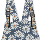 KAVU Montanita Romper in Daisy Love showing straps