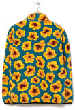 KAVU Ocean Bloom fleece shown from back