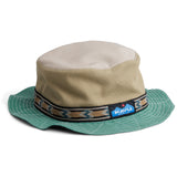 KAVU Organic Strap Bucket Hat in the colour Forest Mix, shown from the front