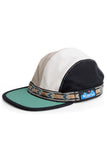KAVU Organic Strapcap Hat in the colour Forest Mix, shown from the side
