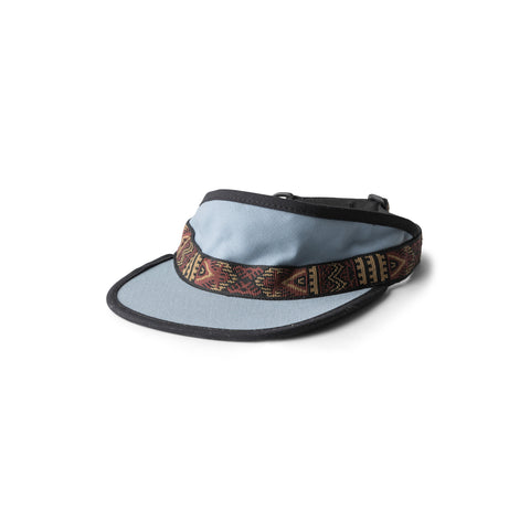 KAVU Organic Strapvisor Hat in the colour chambray shown from the front