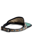 KAVU Organic Strapvisor Hat in the colour Forest Mix shown from the back