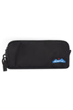 KAVU Out Pouch in the colour Raven, shown from the front