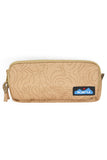 KAVU Out Pouch in the colour Terrain Topo, shown from the front