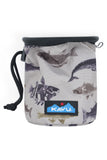 KAVU Peak Seeker Chalk Bag in the colour Fish Big, shown from the front