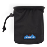 KAVU Peak Seeker Chalk Bag in the colour Raven, shown from the front