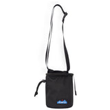 KAVU Peak Seeker Chalk Bag in the colour Raven, shown from the front