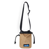 KAVU Peak Seeker Chalk Bag in the colour Terrain Topo, shown from the front