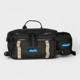 Kavu Washtuncna Waist Pack in Raven shown from front 