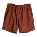 KAVU River Short in the colour cherry /mahogany shown from the front