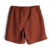 KAVU River Short in the colour cherry /mahogany shown from the back 