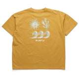 KAVU Salt Beach T-Shirt in the colour Wood Thrush shown from the back