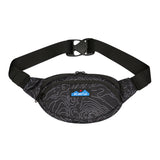 KAVU Spectator Bag in Black Topo shown from front