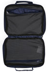 KAVU Take In Tow Bag in the colour Navy Topo shown open
