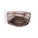 KAVU Take In Tow Bag in the colour taupe topo pocket detail