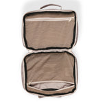 KAVU Take In Tow Bag in the colour taupe topo shown fully open