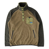 KAVU Teannaway Fleece in Evergreen, shown from the front