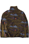 KAVU Teannaway Fleece in the colour Sasquatch Night shown from the back