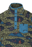KAVU Teannaway Fleece in Sasquatch Twilight shown up close
