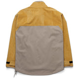 KAVU Throwshirt Flex in Wood Tones shown from back