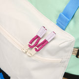 KAVU Timaru Backpack in the colour geode showing zip detail