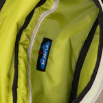 KAVU Washtucna Waist Pack in the colour fresh forest shown inside