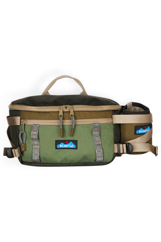 KAVU Washtucna Waist Pack in the colour ground topo shown from the front