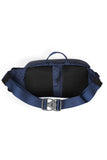 KAVU Washtucna Waist Pack in the colour navy topo shown from the back 