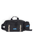 KAVU Washtucna Waist Pack in the colour Raven shown from the front