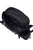 KAVU Washtucna Waist Pack in the colour Raven, shown open